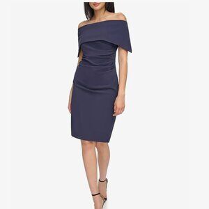 EUC Vince Camuto Off The Shoulder Cocktail Dress
